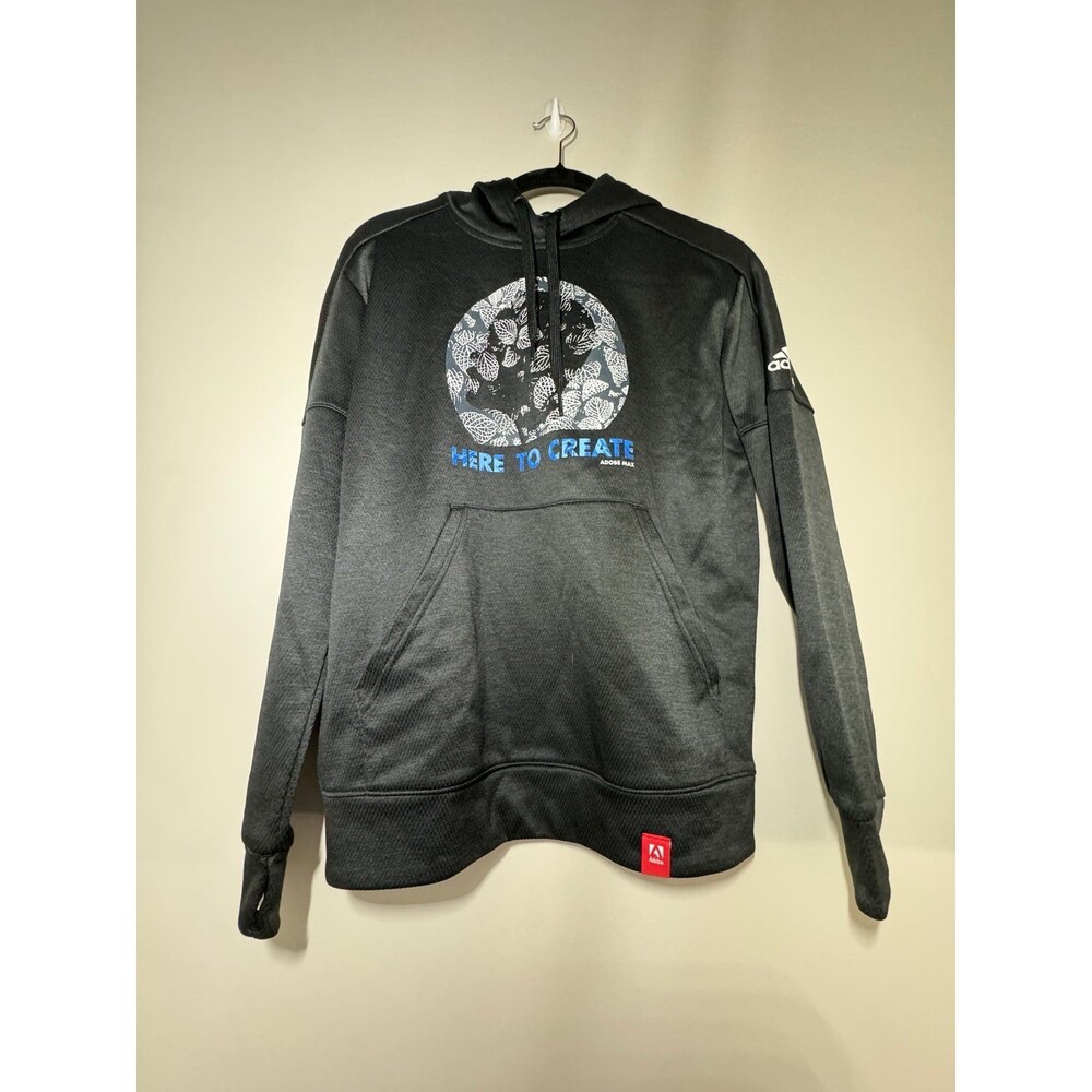 Adidas Large “Here To Create” Adobe Max Hoodie